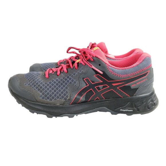 Asics Gel-Sonoma-4 Womens Size 9 Trail Running Shoes Gray & Pink - Picture 5 of 9